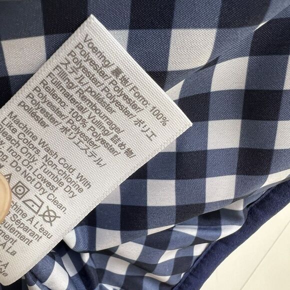 NEW J. CREW Vest Women XS Quilted Full Zip Snap Pockets BU262 Blue - Picture 9 of 15